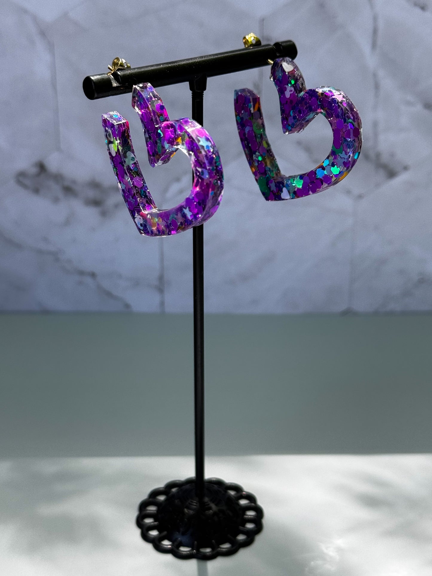 Cosmic Crush Heart Earrings