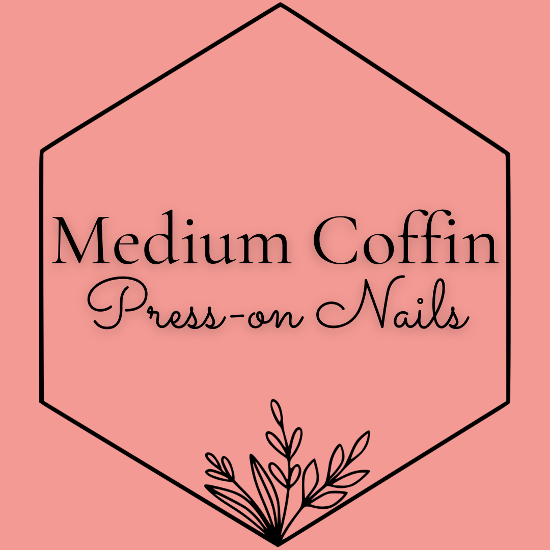 Medium Coffin Press-on Nails